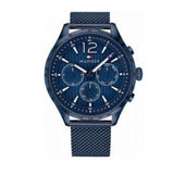 Tommy Hilfiger Gavin Chronograph Blue Dial Blue Mesh Bracelet Watch for Men - 1791471 Authentic Buy Shop Now