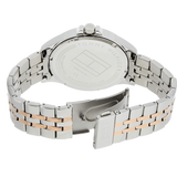 Tommy Hilfiger Shawn Quartz White Dial Two Tone Steel Strap Watch for Men - 1791617 Authentic Buy Shop Now