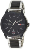 Tommy Hilfiger Sneaker Quartz Black Dial Two Tone Steel Strap Watch for Men - 1791619 Authentic Buy Shop Now