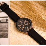 Tommy Hilfiger Blaze Multifunction Black Dial Black Rubber Strap Watch For Men - 1792028 Authentic Buy Shop Now
