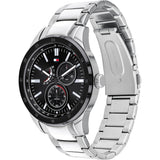 Tommy Hilfiger Austin Black Dial Silver Steel Strap Watch for Men - 1791639 Authentic Buy Shop Now