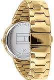 Tommy Hilfiger Blake White Dial Gold Steel Strap Watch for Women - 1781905 Authentic Buy Shop Now