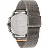 Tommy Hilfiger Blake Quartz Grey Dial Silver Mesh Bracelet Watch for Men - 1782304 Authentic Buy Shop Now