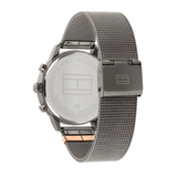 Tommy Hilfiger Blake Quartz Grey Dial Silver Mesh Bracelet Watch for Men - 1782304 Authentic Buy Shop Now