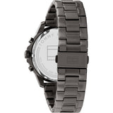 Tommy Hilfiger Henry Chronograph Grey Dial Grey Steel Strap Watch For Men - 1710479 Authentic Buy Shop Now