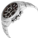 Tommy Hilfiger Hudson Chronograph Quartz Brown Dial Silver Steel Strap Watch For Men - 1791229 Authentic Buy Shop Now