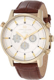 Tommy Hilfiger Harrison White Dial Brown Leather Strap Watch for Men - 1790874 Authentic Buy Shop Now