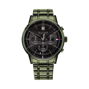 Tommy Hilfiger Quartz Black Dial Black Steel Strap Watch for Men - 1791634 Authentic Buy Shop Now