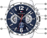 Tommy Hilfiger Decker Blue Dial Blue Rubber Strap Watch for Men - 1791476 Authentic Buy Shop Now