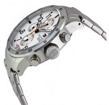 Tommy Hilfiger Trent Multifunction White Dial Silver Steel Strap Watch for Men - 1791140 Authentic Buy Shop Now