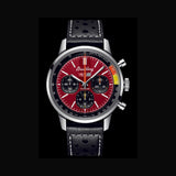 Breitling Top Time B01 Chevrolet Corvette Red Dial Black Leather Strap Watch for Men - AB01761A1K1X1 Authentic Buy Shop Now
