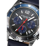 Coach Kent Grey Dial Blue Leather Strap Watch for Men - 14602558 Authentic Buy Shop Now