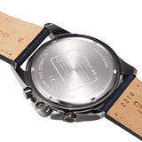Coach Kent Grey Dial Blue Leather Strap Watch for Men - 14602558 Authentic Buy Shop Now
