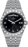 Tudor Royal Automatic Diamonds Black Dial Silver Steel Strap Watch for Men - M28600-0004 Authentic Buy Shop Now