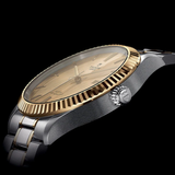 Tudor Style Automatic Gold Dial Two Tone Steel Strap Watch for Men - M12713-0001 Authentic Buy Shop Now