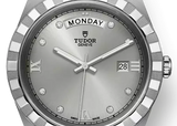 Tudor Royal Day Date Diamonds Automatic Silver Dial Silver Steel Strap Watch for Men - M28600-0002 Authentic Buy Shop Now