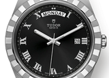 Tudor Royal Automatic Black Dial Silver Steel Strap Watch for Men - M28600-0003 Authentic Buy Shop Now