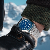 Tudor Black Bay Automatic Blue Dial Silver Steel Strap Watch for Men - M79540-0004 Authentic Buy Shop Now