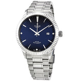 Tudor Style Automatic Diamonds Blue Dial Silver Steel Strap Watch for Men - M12710-0017 Authentic Buy Shop Now