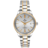 Tudor Style Automatic Silver Dial Two Tone Steel Strap Watch for Men - M12713-0003 Authentic Buy Shop Now