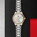 Tudor Style Automatic Silver Dial Two Tone Steel Strap Watch for Men - M12713-0003 Authentic Buy Shop Now