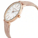 Michael Kors Pyper Quartz White Dial Pink Leather Strap Watch For Women - MK2859 Authentic Buy Shop Now