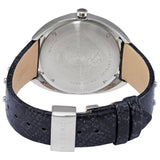 Versace Shadov Quartz Silver Dial Black Snake Leather Strap Watch for Women - VEBM00118 Authentic Buy Shop Now