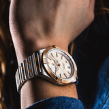 Breitling Chronomat 36 Mother of Pearl Dial Two Tone Steel Strap Watch for Women - U10380101A2U1 Authentic Buy Shop Now
