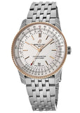 Breitling Navitimer Automatic 41mm White Dial Silver Stainless Steel Mens Watch - U17326211G1A1 Authentic Buy Shop Now
