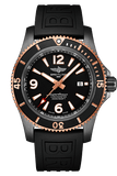 Breitling Superocean Automatic 46mm Black Dial Black Rubber Strap Watch for Men - U17368221B1S1 Authentic Buy Shop Now