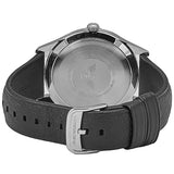 Emporio Armani Lambda Classic Quartz Black Dial Black Leather Strap Watch For Men - AR11020 Authentic Buy Shop Now