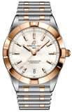 Breitling Chronomat B02 18K Red Gold White Dial Two Tone Steel Strap Watch for Men - U77310101A2U1 Authentic Buy Shop Now
