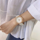 Guess Mini Rose Diamonds White Dial White Leather Strap Watch For Women - U85142l3 Authentic Buy Shop Now