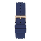 Guess Eclipse White Dial Blue Rubber Strap Watch for Women - GW0315L2 Authentic Buy Shop Now