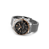 Breitling Superocean Heritage B20 Automatic 44 Black Dial Silver Mesh Bracelet Watch for Men - UB2030121B1A1 Authentic Buy Shop Now