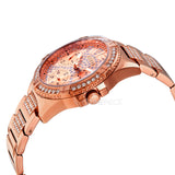 Guess Frontier Diamonds Rose Gold Dial Rose Gold Steel Strap Watch For Women - W1156L3 Authentic Buy Shop Now