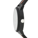 Lacoste 12.12 Black Dial Black Silicon Strap Watch for Men - 2011071 Authentic Buy Shop Now