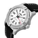 Breitling Avenger Automatic GMT 43 White Dial Black Nylon Strap Watch for Men - A32397101A1X1 Authentic Buy Shop Now