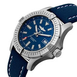 Breitling Avenger Automatic 43mm Blue Dial Blue Nylon Strap Watch for Men - A17318101C1X2 Authentic Buy Shop Now