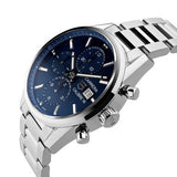 Tag Heuer Carrera Chronograph 41mm Blue Dial Silver Steel Strap Watch for Men - CBK2112.BA0715 Authentic Buy Shop Now