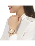 Guess Montauk Rose Gold Dial Rose Gold Steel Strap Watch For Women - W0933L3 Authentic Buy Shop Now