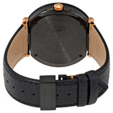 Versace V Metal Icon Black Dial Black Leather Strap Watch For Men - VQL020015 Authentic Buy Shop Now