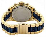 Michael Kors Bradshaw Navy Blue Dial Two Tone Steel Strap Watch for Women - MK6268 Authentic Buy Shop Now