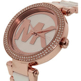 Michael Kors Parker White Dial Two Tone Steel Strap Watch for Women - MK6365 Authentic Buy Shop Now