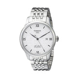 Tissot Le Locle Double Happiness Automatic Silver Dial Silver Steel Strap Watch For Men - T41.1.833.50 Authentic Buy Shop Now
