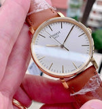 Tissot T Classic Everytime White Dial Brown Leather Strap Watch For Men - T109.410.36.031.00 Authentic Buy Shop Now