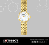 Tissot T-Lady Lovely Mother of Pearl Dial Gold Steel Strap Watch For Women - T058.009.63.116.00 Authentic Buy Shop Now