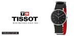 Tissot Everytime Medium Black Dial Black NATO Strap Watch For Men - T109.410.17.077.00 Authentic Buy Shop Now