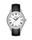 Tissot T Classic Carson White Dial Black Leather Strap Watch for Men - T085.410.16.013.00 Authentic Buy Shop Now