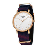 Tissot T Classic Everytime Medium White Dial Two Tone NATO Strap Watch for Men - T109.410.38.031.00 Authentic Buy Shop Now